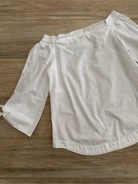 Free People 100% Cotton Off-the-Shoulder Top Size Extra Small